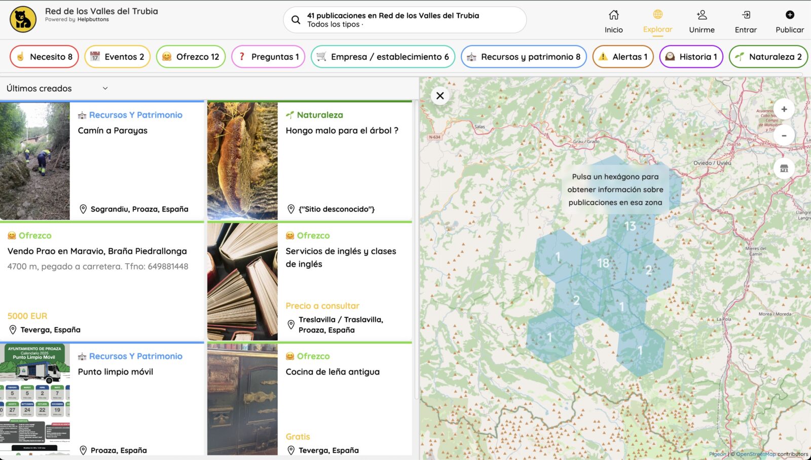 Red de los Valles del Trubia